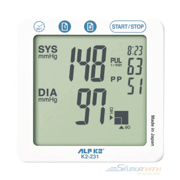 Máy đo huyết áp bắp tay ALPK2 K2 231